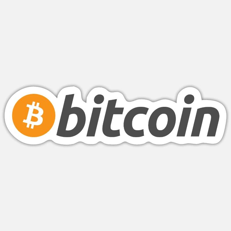 Bitcoin - Sticker size S (10 x 10 cm) - white matte