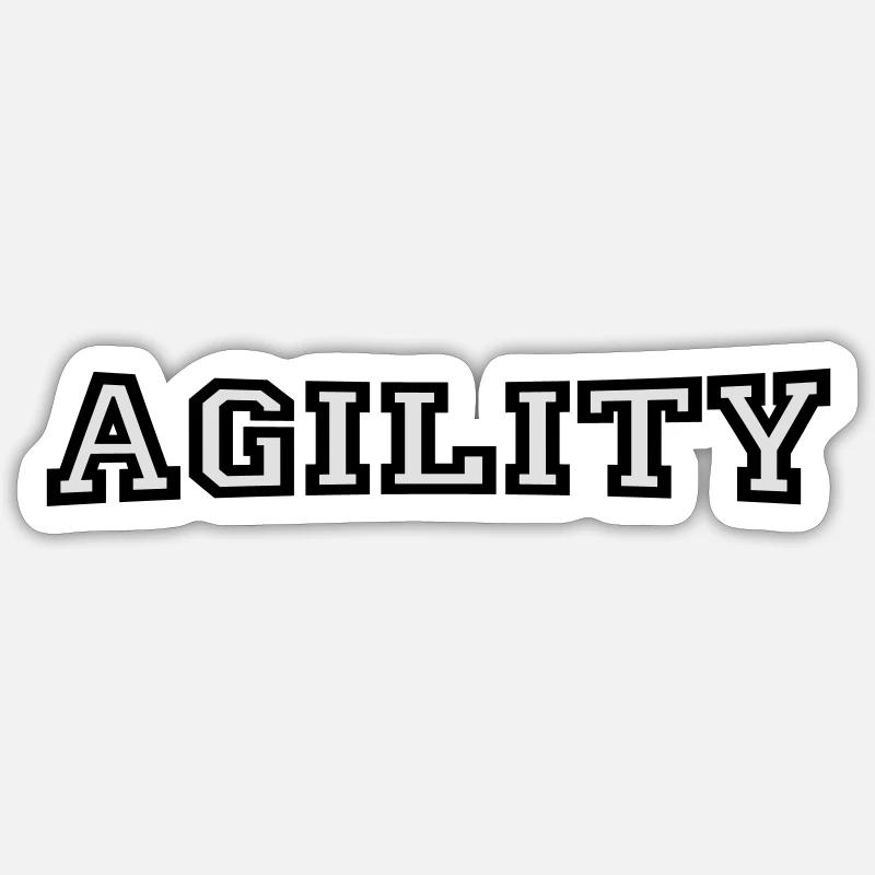 Agility Sticker Größe S (10 x 10 cm)