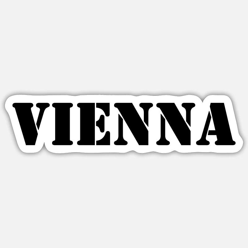 VIENNA Sticker size S (10 x 10 cm)