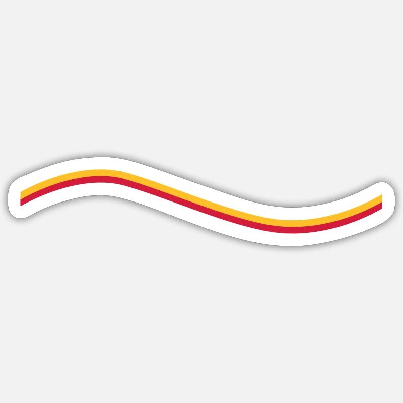 Wave - Sticker taille S (10 x 10 cm) - blanc mat
