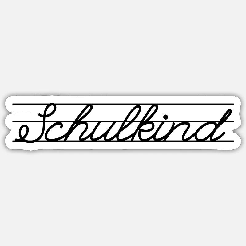 Schulkind Sticker Größe S (10 x 10 cm)
