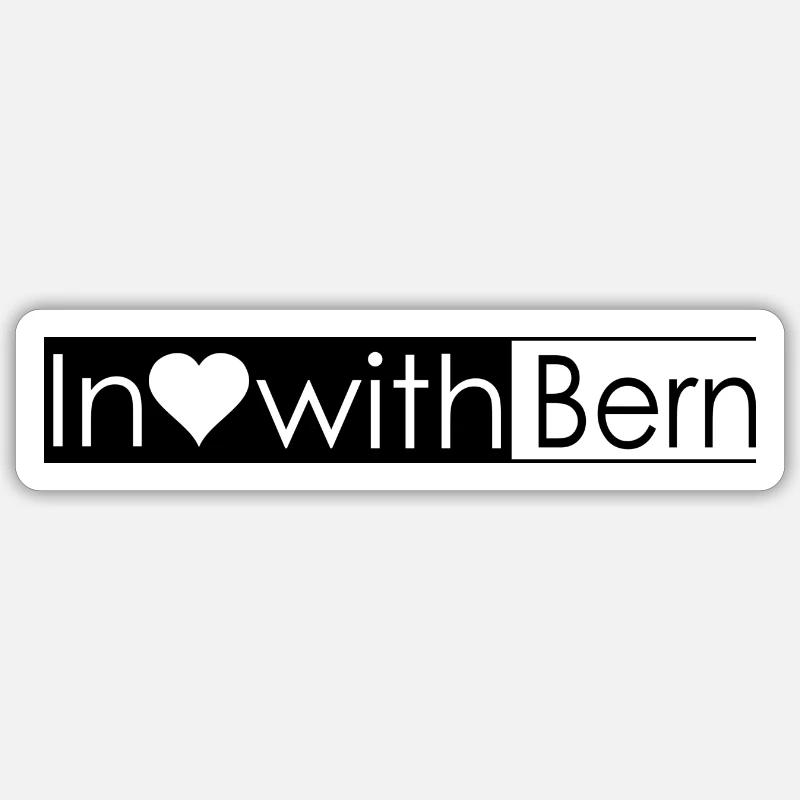 Bern - Sticker Größe S (10 x 10 cm) - Mattweiß
