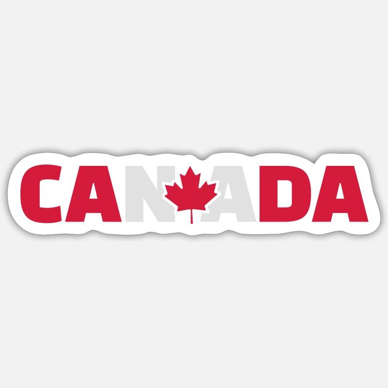 Canada - Sticker size S (10 x 10 cm) - white matte