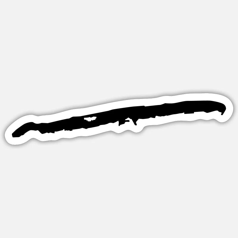 Juist - Sticker Größe S (10 x 10 cm) - Mattweiß