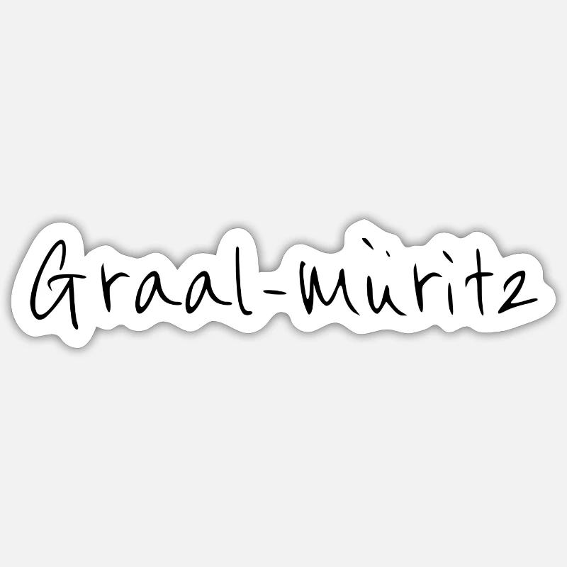 Graal-Müritz - Sticker Größe S (10 x 10 cm) - Mattweiß