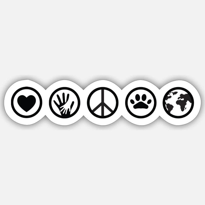 Sticker Größe S (10 x 10 cm) - 