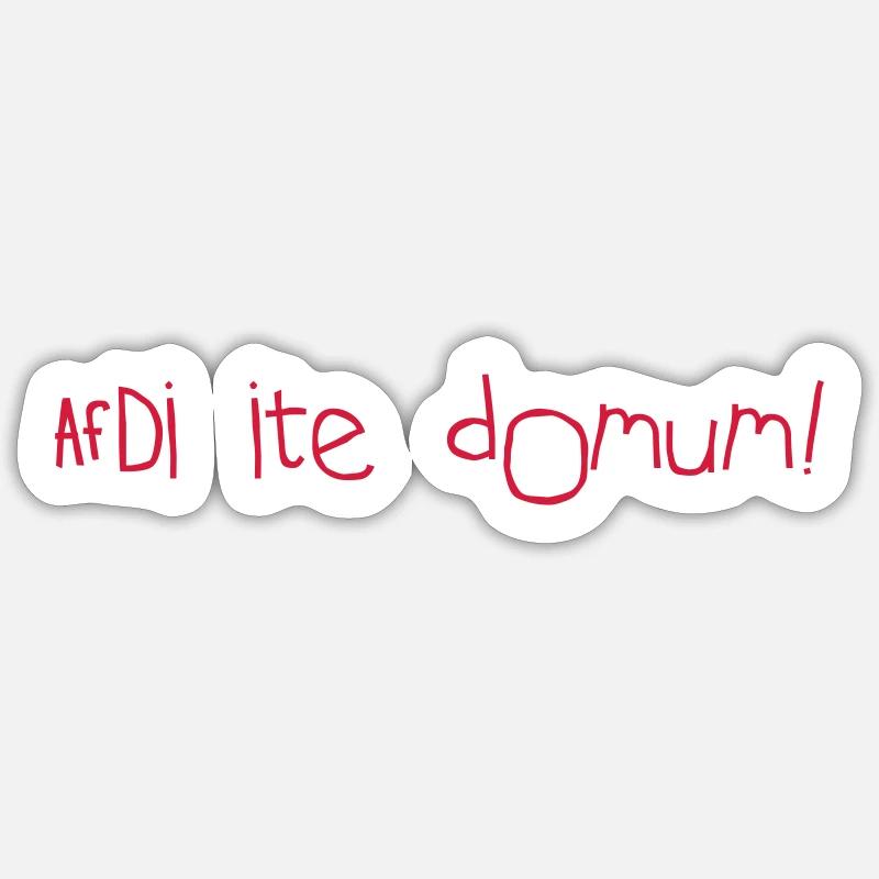 AfD - Sticker Größe S (10 x 10 cm) - Mattweiß