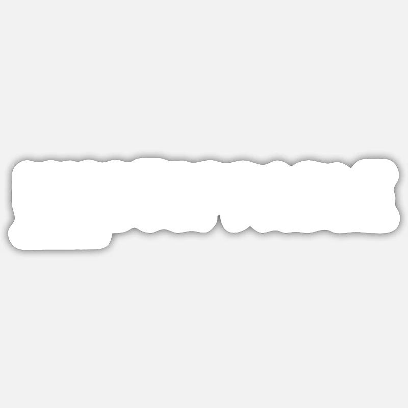 inarrêtable - Sticker taille S (10 x 10 cm) - blanc mat