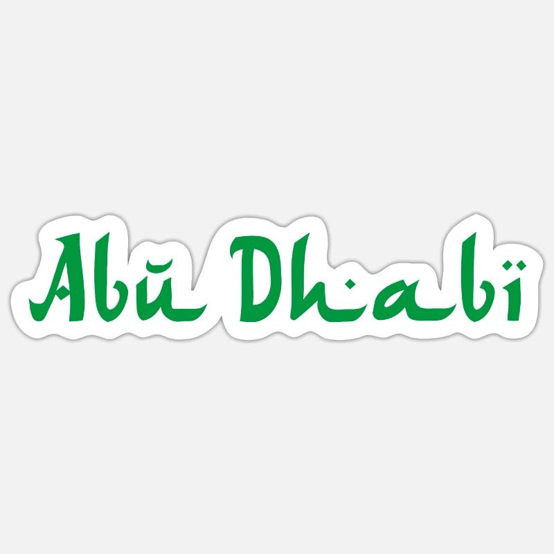 Abu Dhabi Sticker size S (10 x 10 cm)