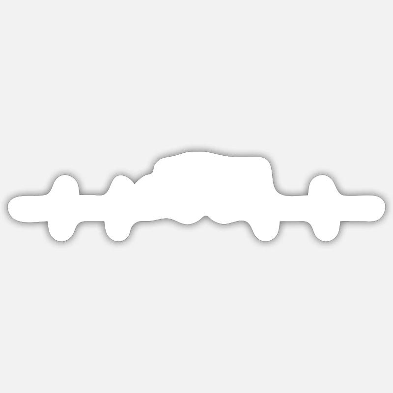 Moissonneuse-batteuse à la récolte Sticker taille S (10 x 10 cm)