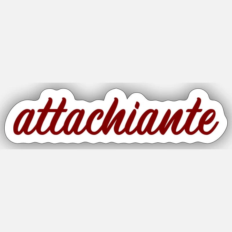 attachiante - Sticker taille S (10 x 10 cm) - blanc mat