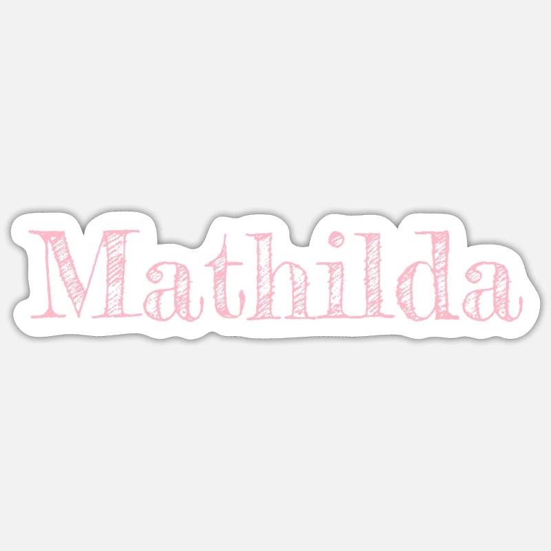 Mathilda Sticker Größe S (10 x 10 cm)