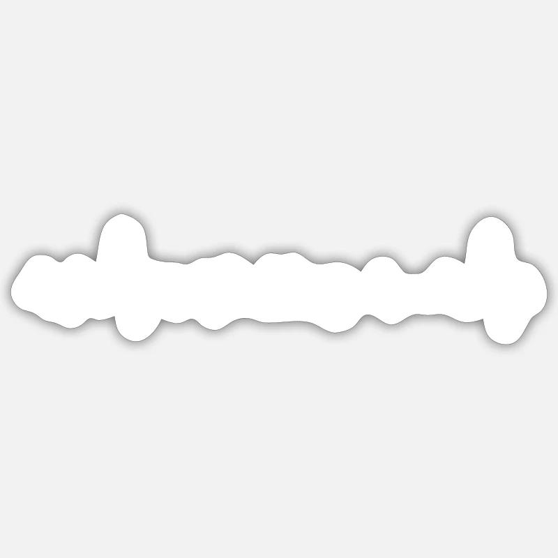 Computer Scientist Programmer Coding Heartbeat - Sticker size S (10 x 10 cm) - white matte