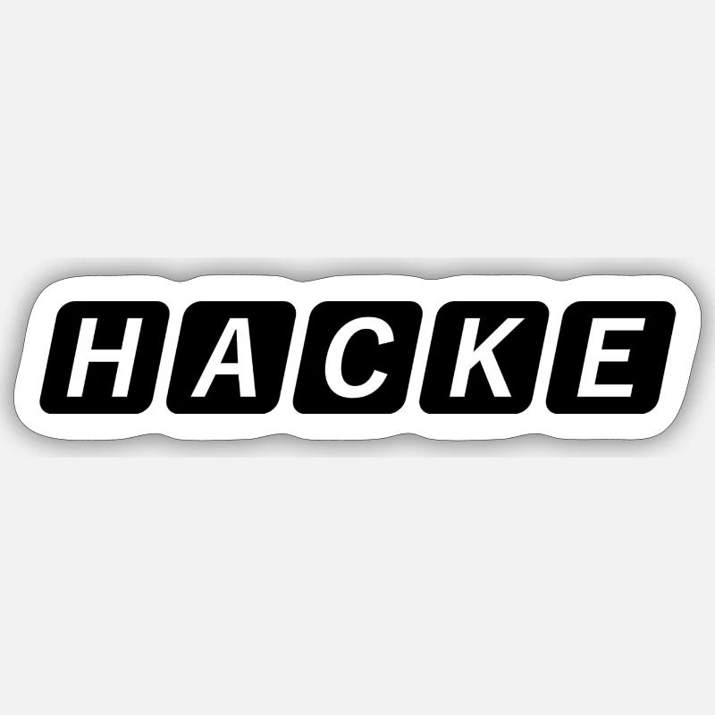 Sauf Spruch - Sticker Größe S (10 x 10 cm) - Mattweiß