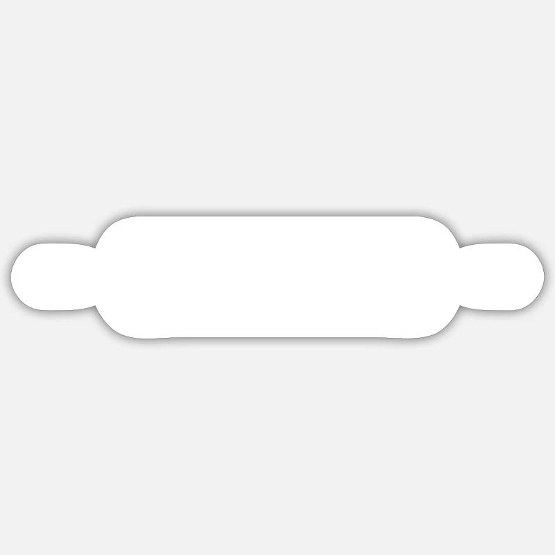 Kitchen roll rolling pin Sticker size S (10 x 10 cm)