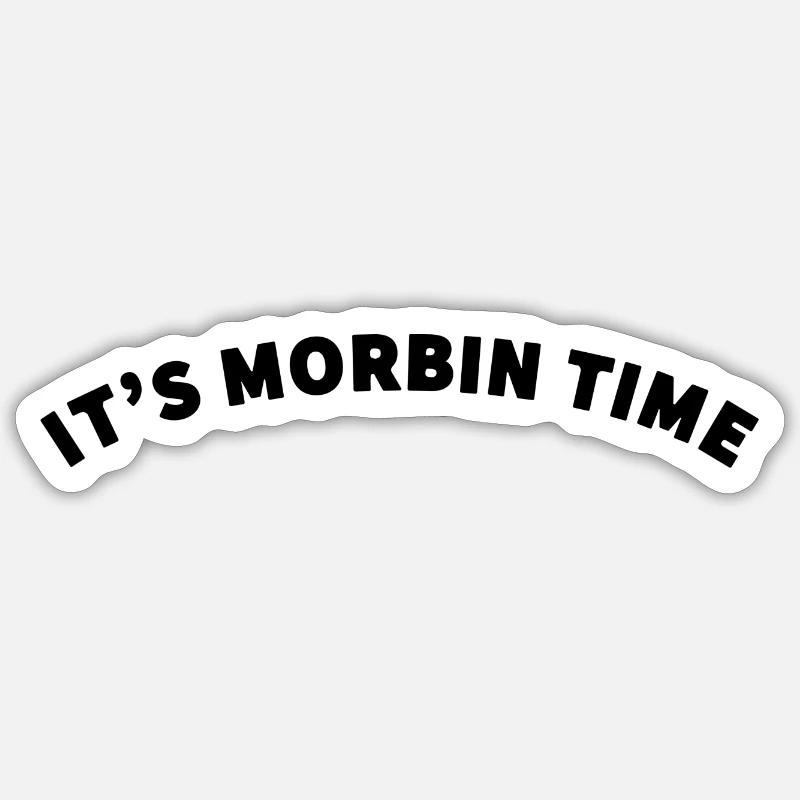 SON TEMPS MORBIN MEM Sticker taille S (10 x 10 cm)
