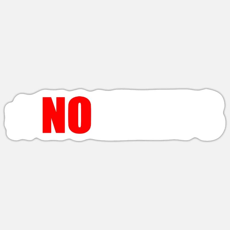 No limits Sticker Größe S (10 x 10 cm)