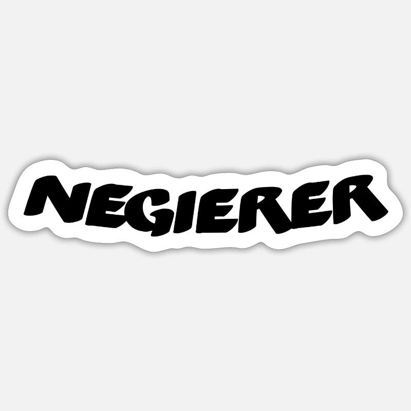 Negierer Sticker Größe S (10 x 10 cm)