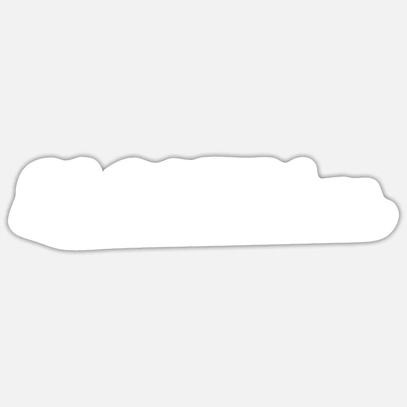 Half marathon - Sticker size S (10 x 10 cm) - white matte