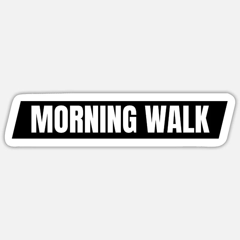 Morning - Sticker size S (10 x 10 cm) - white matte