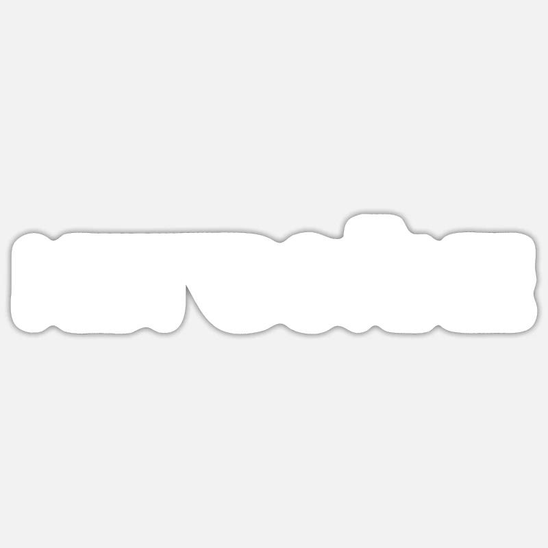 нет войне - Sticker Größe S (10 x 10 cm) - Mattweiß
