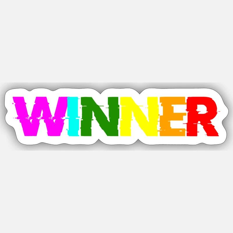 Winner Sticker size S (10 x 10 cm)
