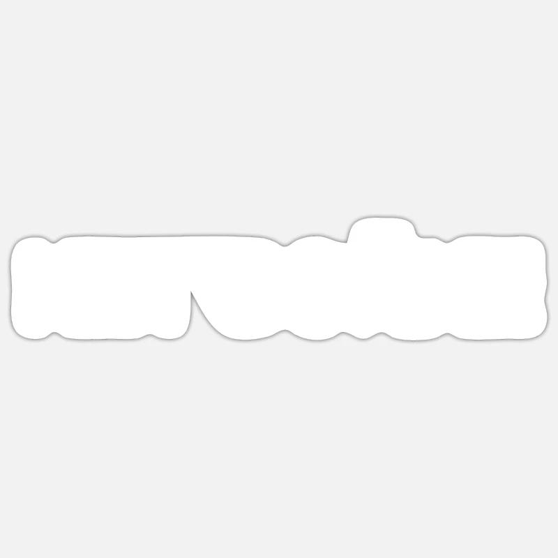 нет войне - Sticker size S (10 x 10 cm) - white matte
