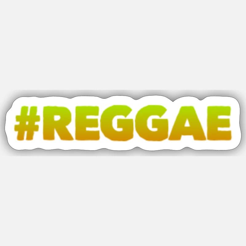#REGGAE Sticker taille S (10 x 10 cm)