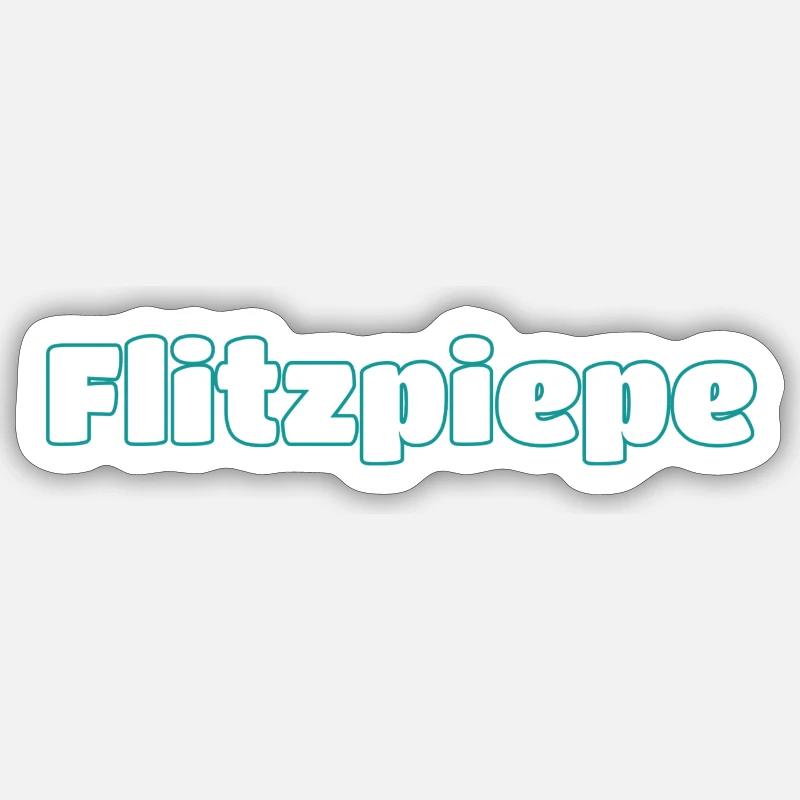 Flitzpiepe - Studio WoooM! Sticker Größe S (10 x 10 cm)