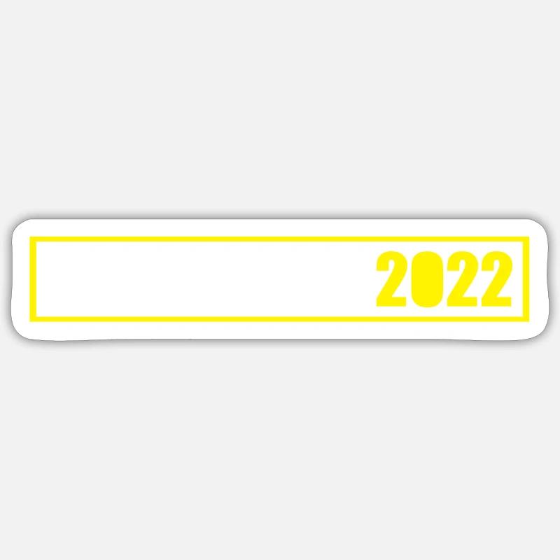 Hambourg 2022 - Sticker taille S (10 x 10 cm) - blanc mat