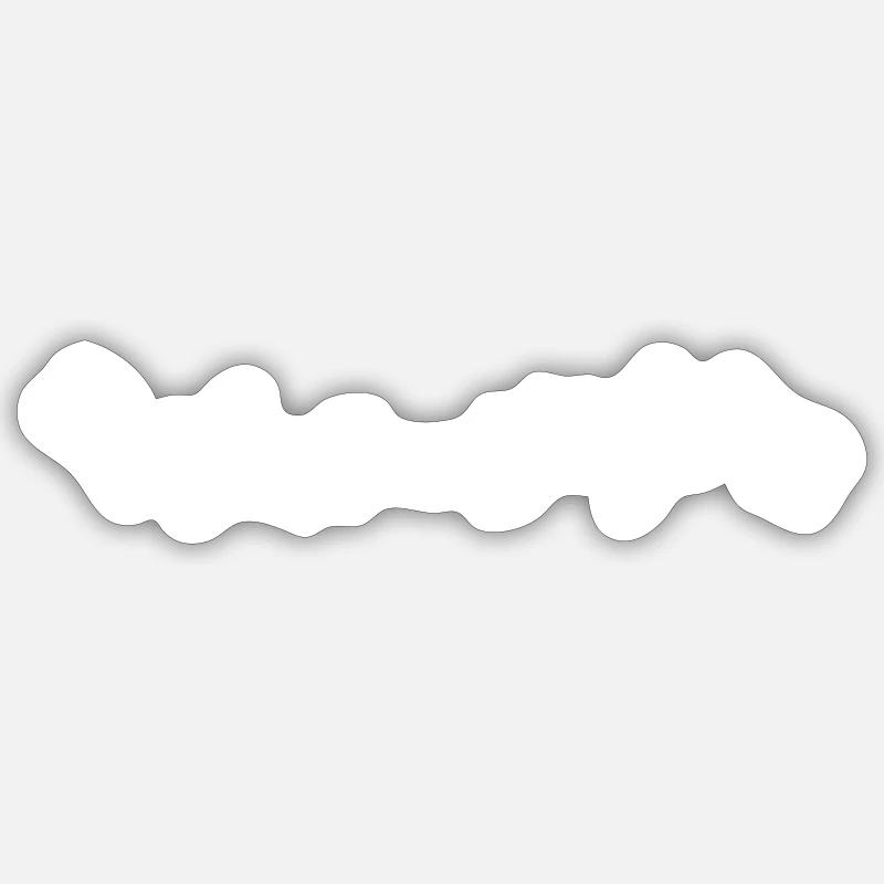 plant line stroke pattern Sticker size S (10 x 10 cm)