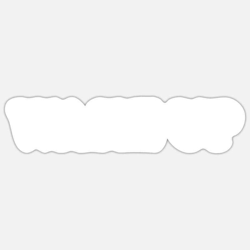 Wake up - Sticker size S (10 x 10 cm) - white matte