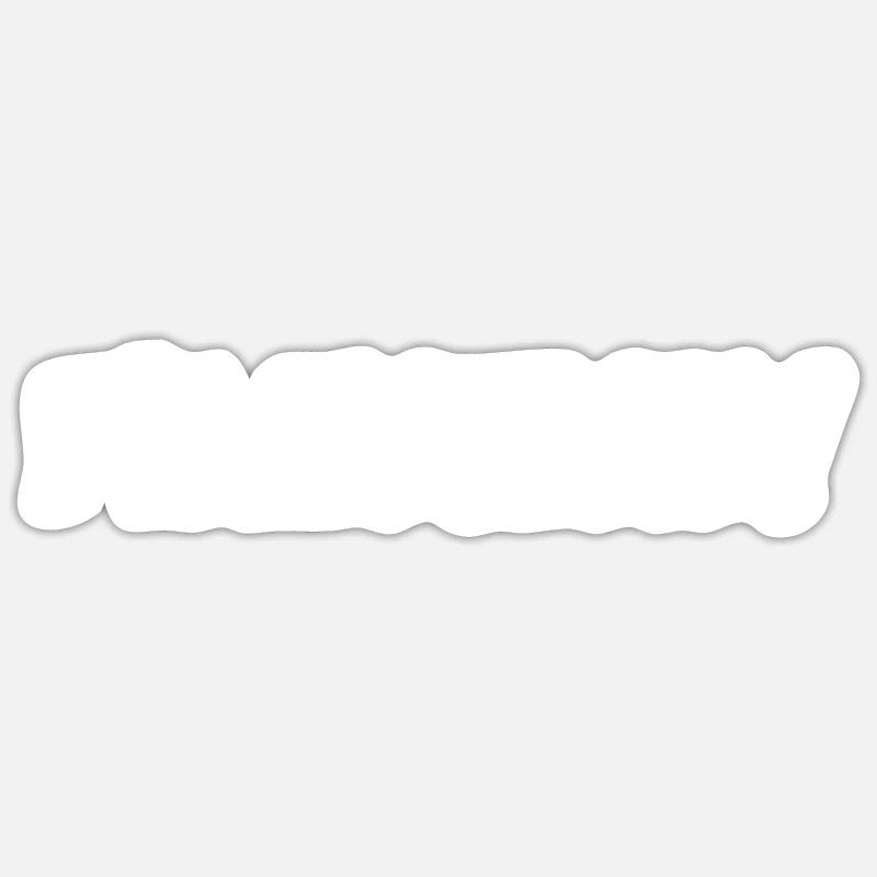 Y'a moulon - Sticker taille S (10 x 10 cm) - blanc mat