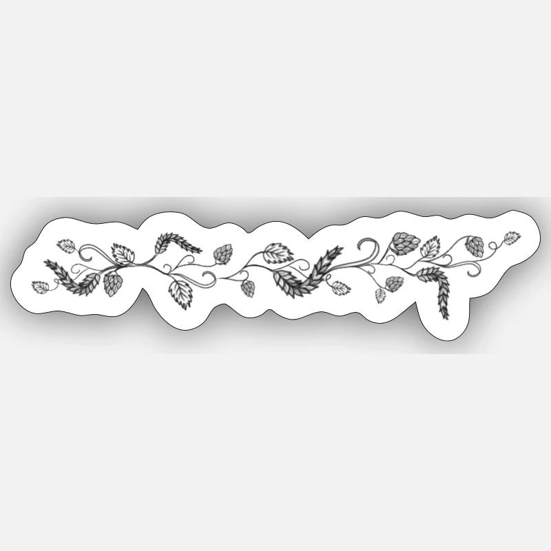 Beer elements Sticker size S (10 x 10 cm)