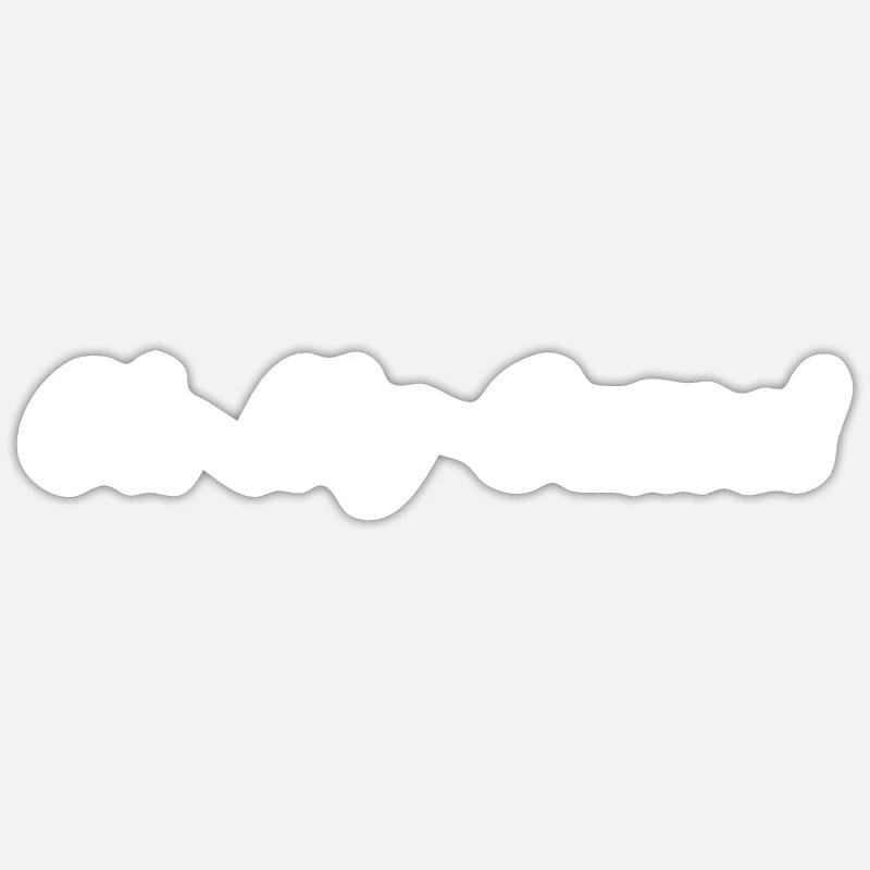 Jeu PC de jeu - Sticker taille S (10 x 10 cm) - blanc mat