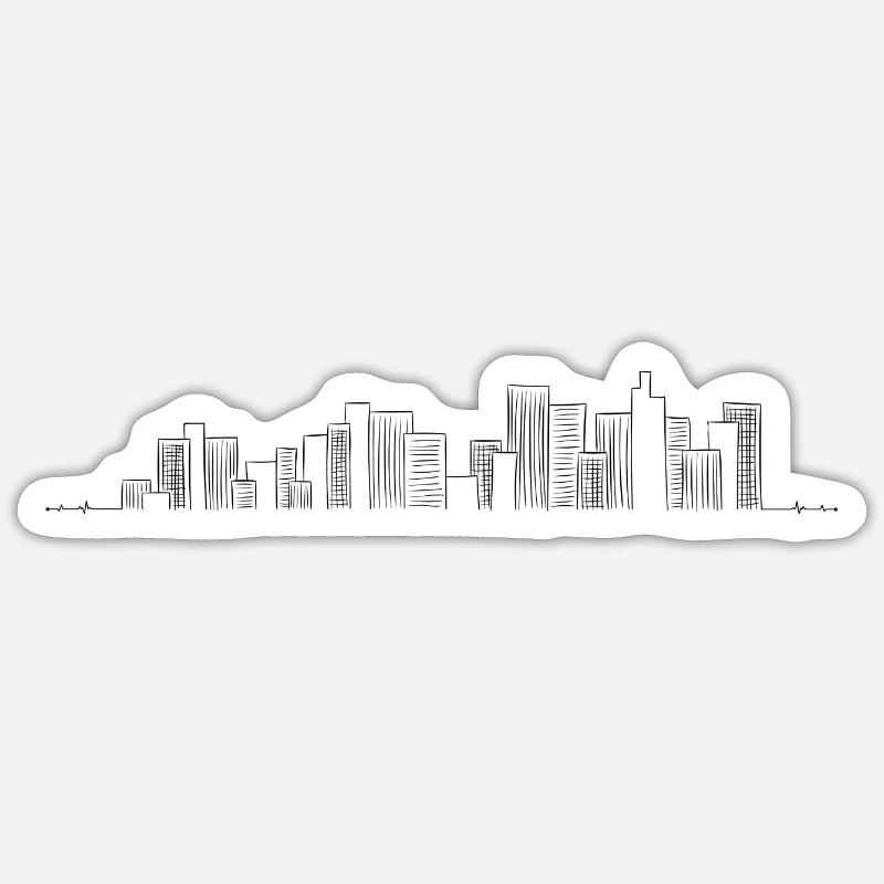 En attente de conception - Sticker taille S (10 x 10 cm) - blanc mat