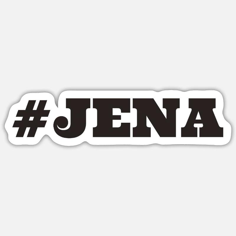 #Jena East Germany Sticker size S (10 x 10 cm)