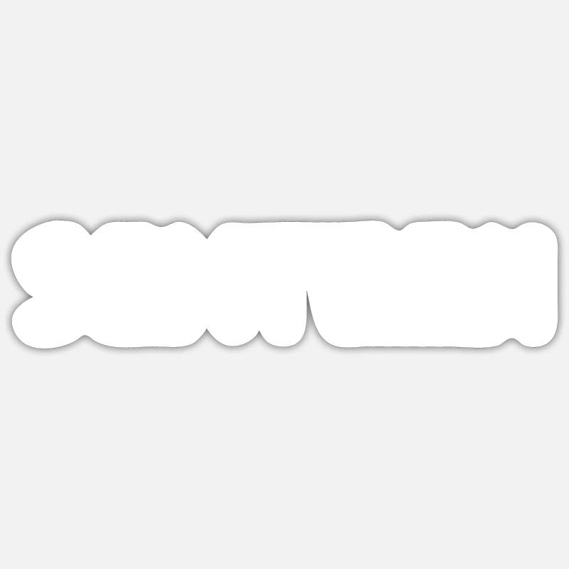 16e anniversaire Seizeen - Sticker taille S (10 x 10 cm) - blanc mat
