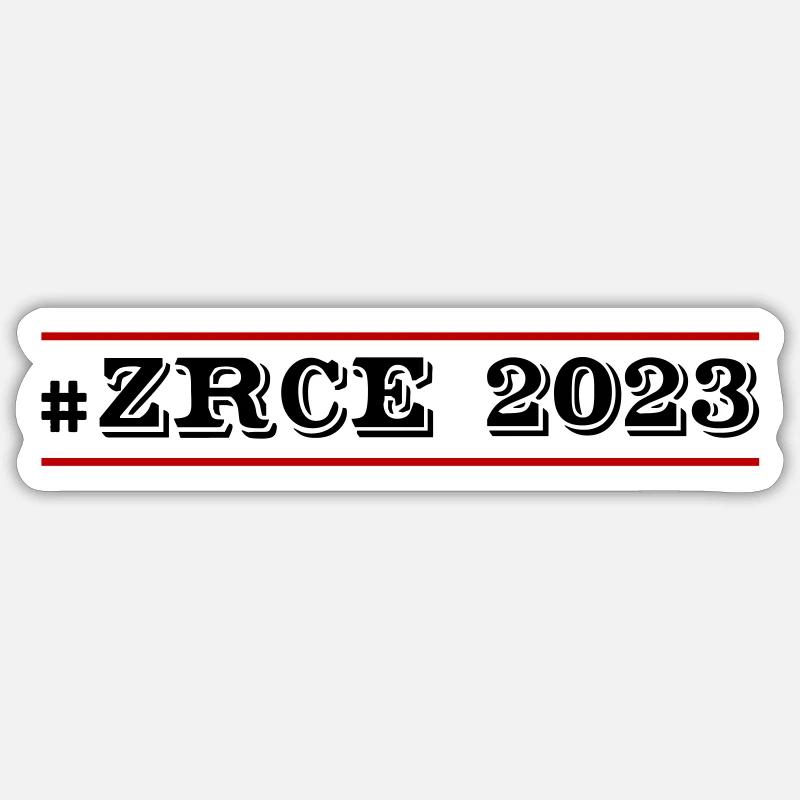 Zrce 2023 - Sticker Größe S (10 x 10 cm) - Mattweiß