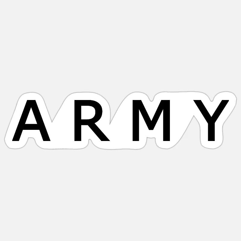 Army Sticker taille S (10 x 10 cm)