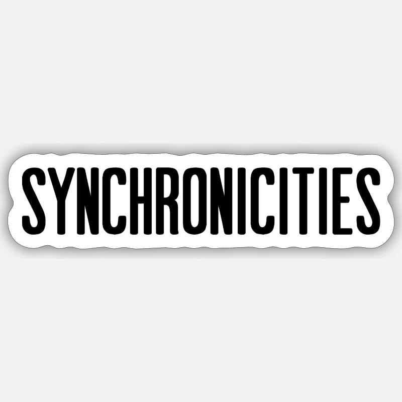 Synchronicities Sticker size S (10 x 10 cm)