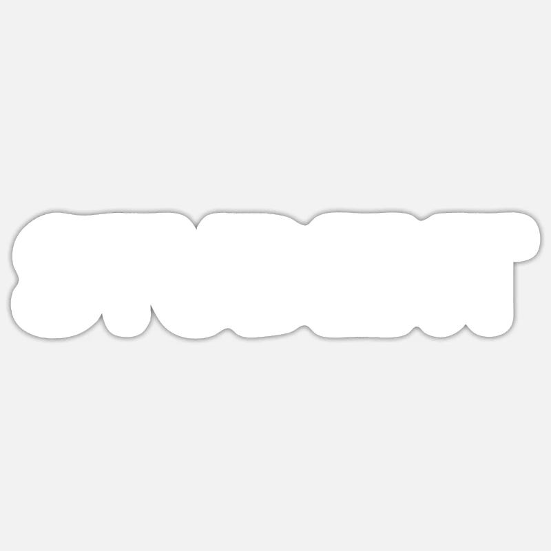 Student - Sticker taille S (10 x 10 cm) - blanc mat