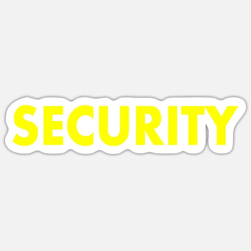 Security Sticker size S (10 x 10 cm)