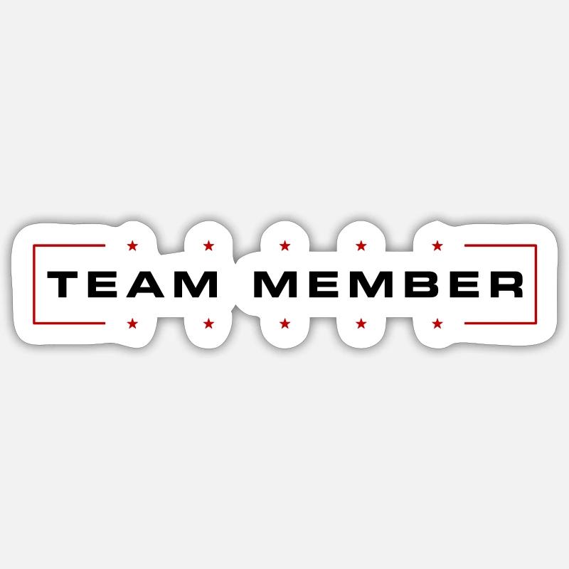 Équipier - Sticker taille S (10 x 10 cm) - blanc mat