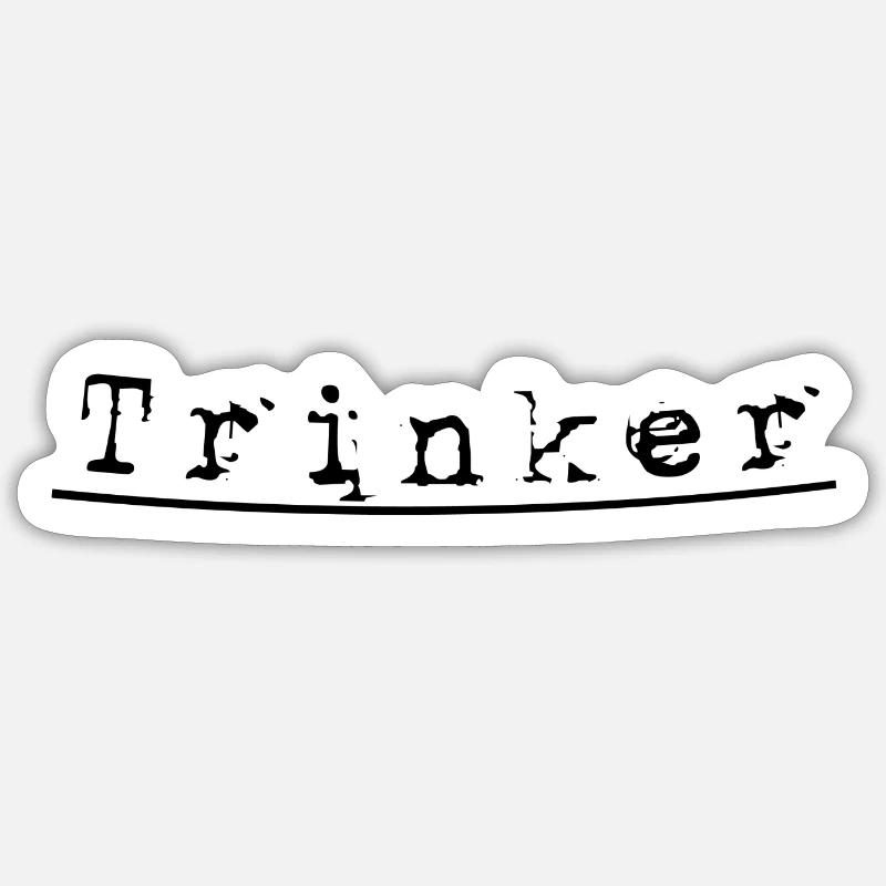 Trinker Sticker Größe S (10 x 10 cm)