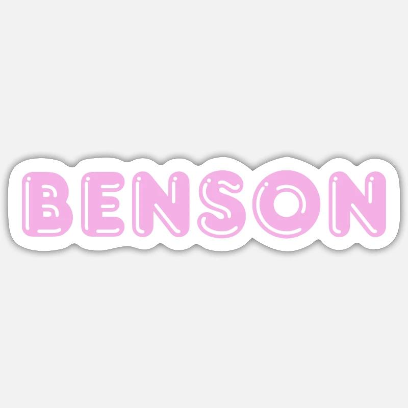 BENSON Sticker Größe S (10 x 10 cm)