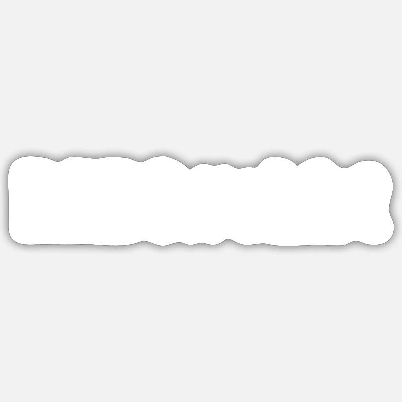 Baboshirt - Sticker size S (10 x 10 cm) - white matte