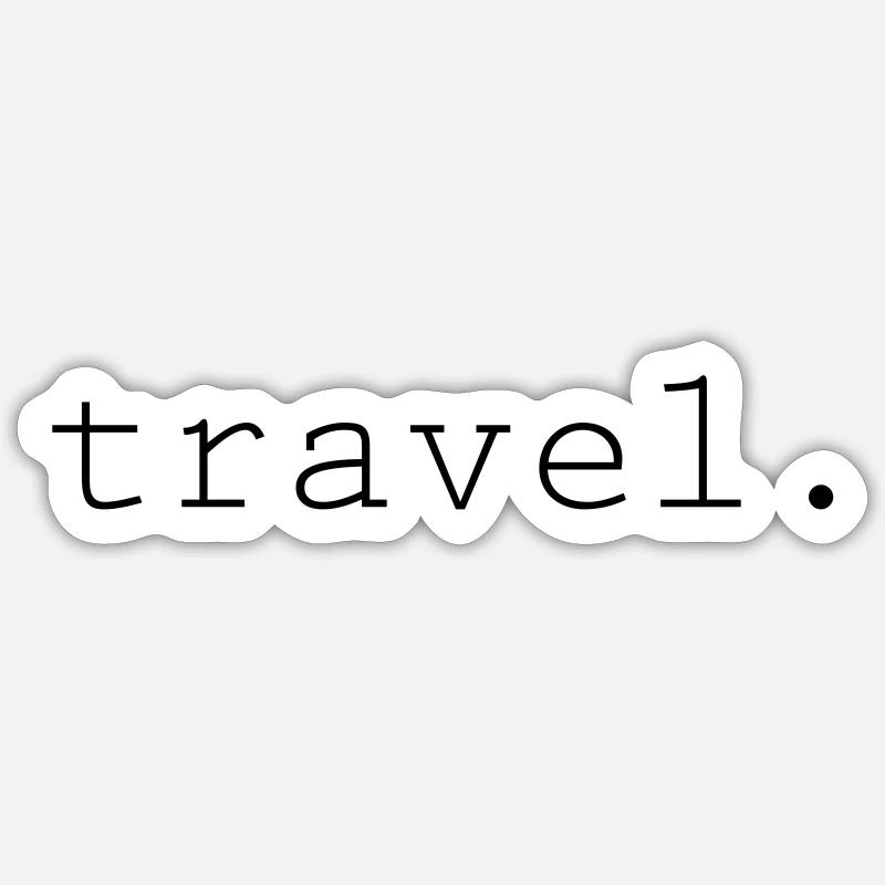 Journey - Sticker size S (10 x 10 cm) - white matte