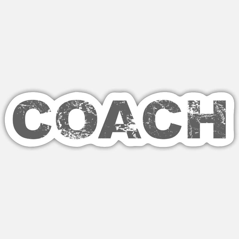 Coach Trainer Training Sticker size S (10 x 10 cm)