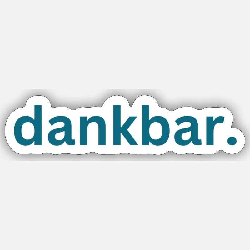dankbar. Sticker Größe S (10 x 10 cm)